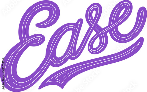 Purple Ease Script.