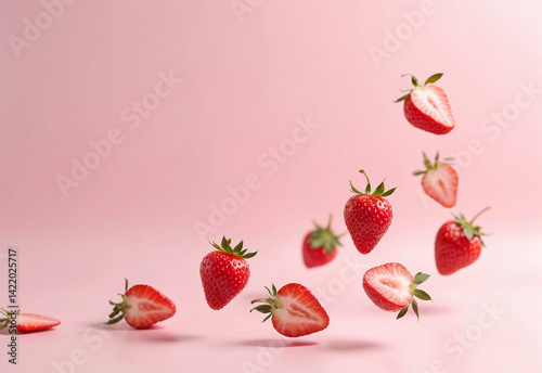 Floating Strawberries Concept Art
