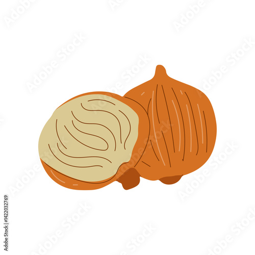 Indonesian Traditional Spice Elements Illustration