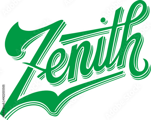 Zenith - Green Handwritten Logo.