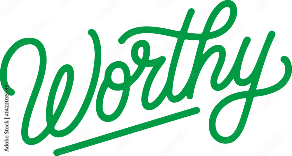 Fototapeta premium Worthy.