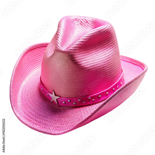 pink hat isolated on white