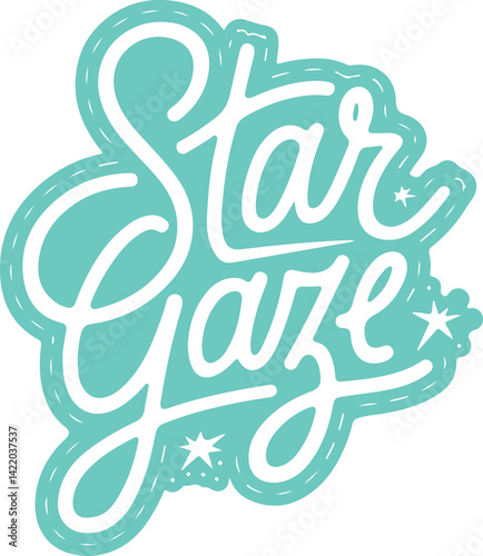 Star Gaze Typography.