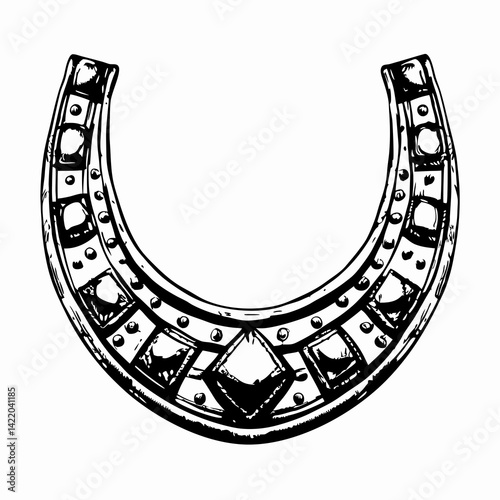 Artistic representation of an ornate necklace design showcasing intricate details and craftsmanship, iconic of cultural significance in jewelry making.