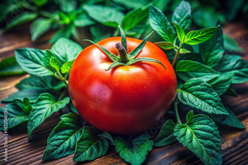 Delicious looking tomatoes. Close-up. Firmness, luster. Shine. Watery. Sleekness.