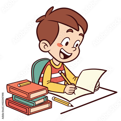 Cute Children Studying and Reading Clipart,
Hand-Drawn Kids Doing Homework and Reading,
Adorable Illustrations of Children Studying and Learning.