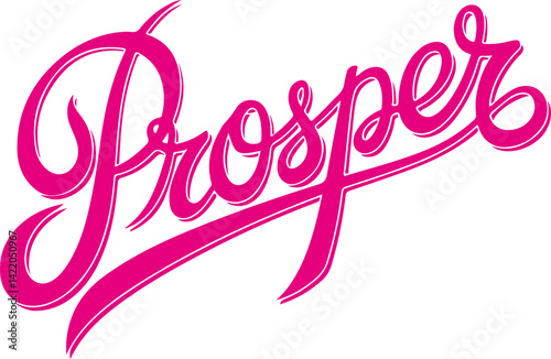 Prosper Typography.