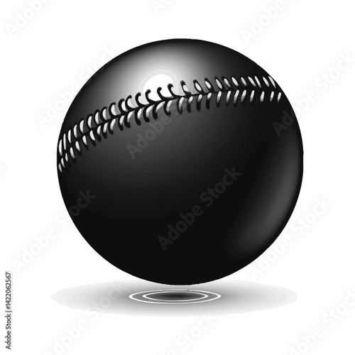 Baseball ball isolated on white background