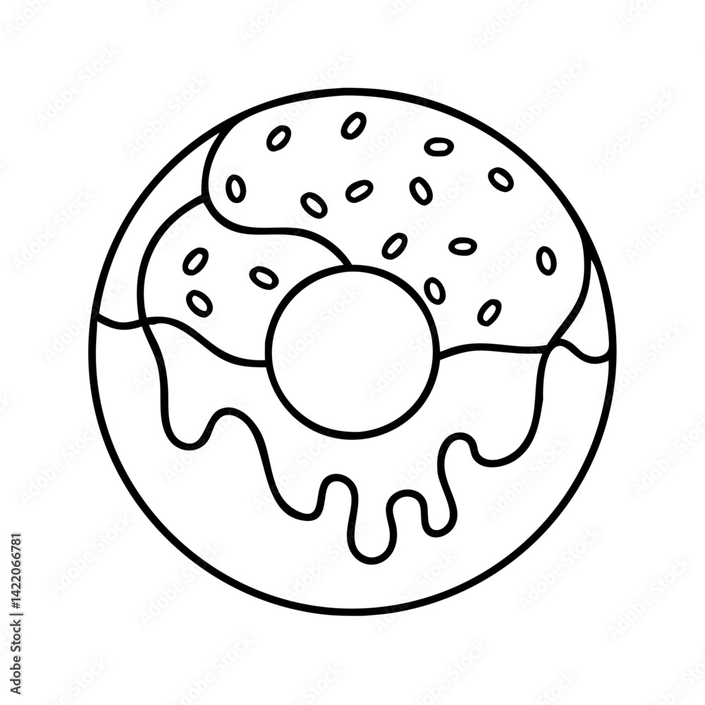 doughnut with fruit topping icon, doughnut with fruit topping line art - simple line art of doughnut with fruit topping, perfect for doughnut with fruit topping logos and icons doughnut with fruit topping icon, doughnut with fruit topping line art - simple line art of doughnut with fruit topping, perfect for doughnut with fruit topping logos and icons