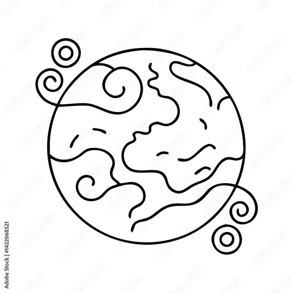 earth with wind swirl icon, earth with wind swirl line art - simple line art of earth with wind swirl, perfect for earth with wind swirl logos and icons earth with wind swirl icon, earth with wind swirl line art - simple line art of earth with wind swirl, perfect for earth with wind swirl logos and icons