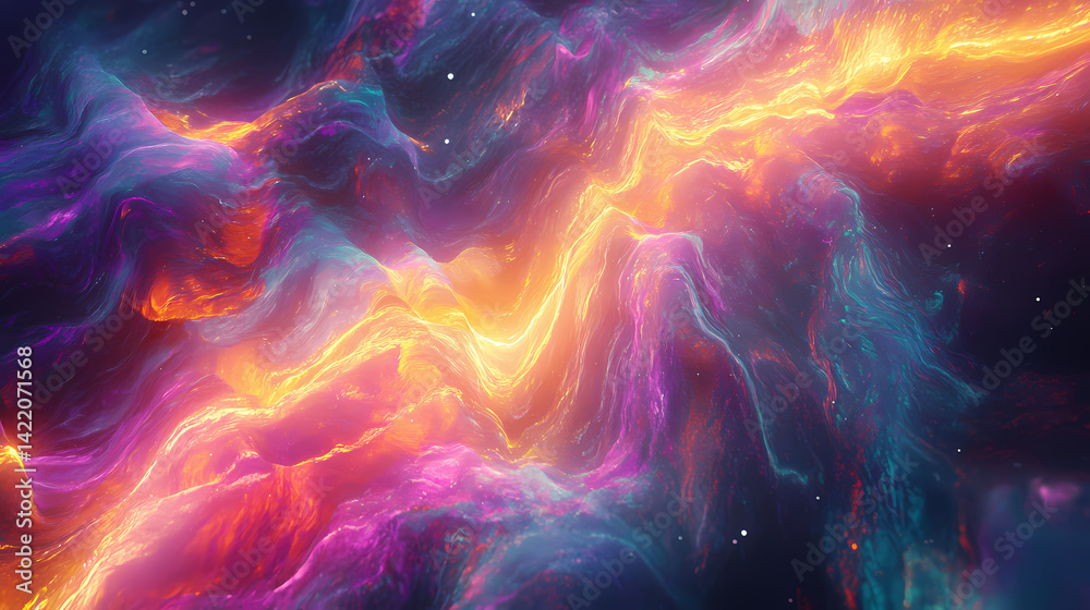 Fototapeta premium boundless luminous trails