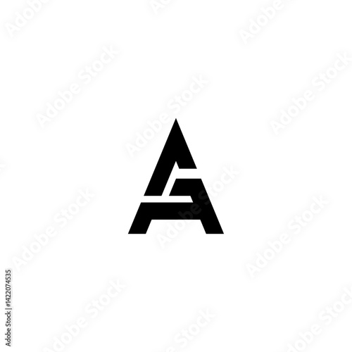 Free Download Letters AG or GA Logo, initial based Logotype, Vector - GFXLoad