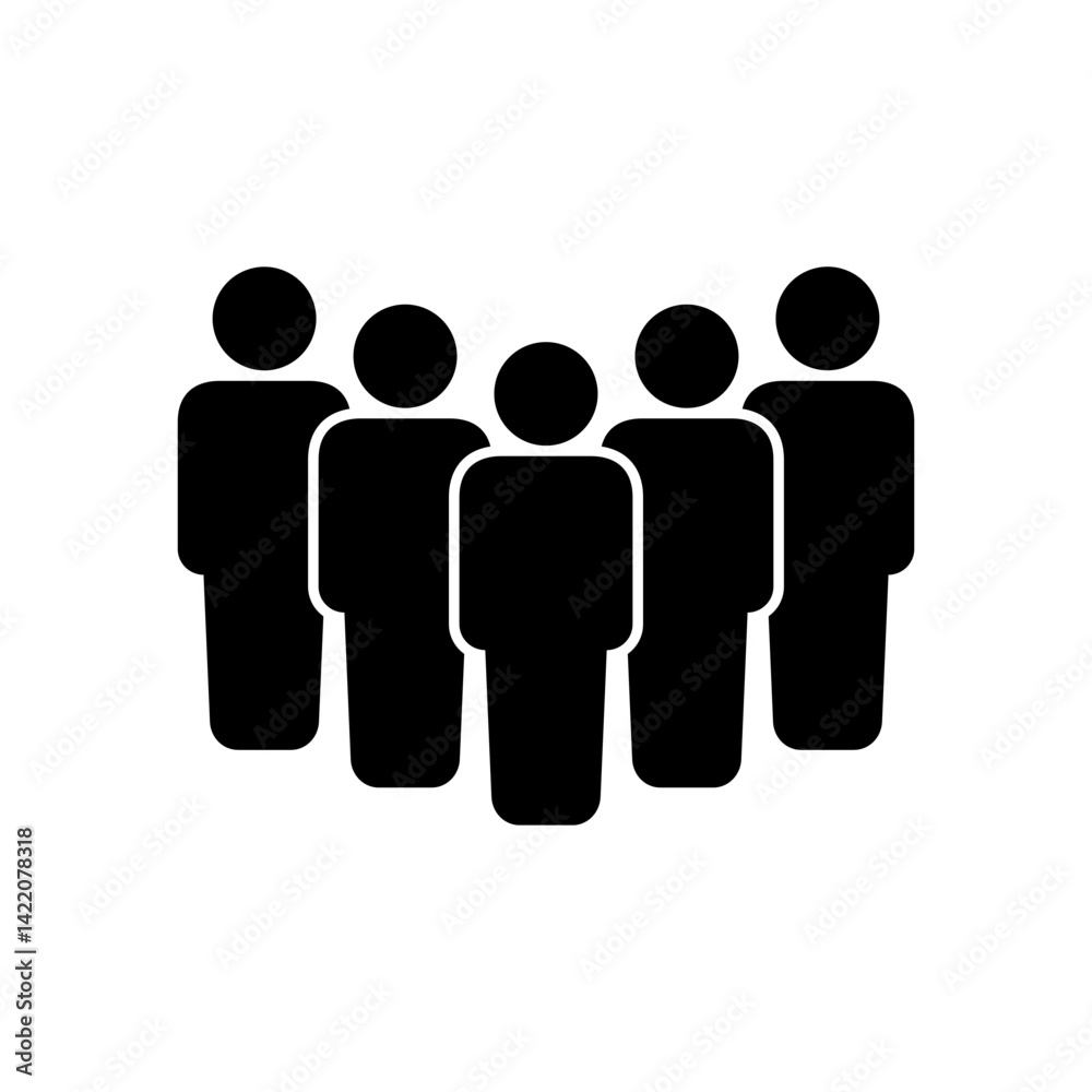 group person silhouette icon vector design