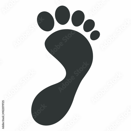 Footprint silhouette 