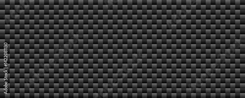 High-resolution seamless carbon fiber texture background. automotive design, technology, product mockups, wallpapers,luxury branding and other. modern woven carbon look. vector illustration concept