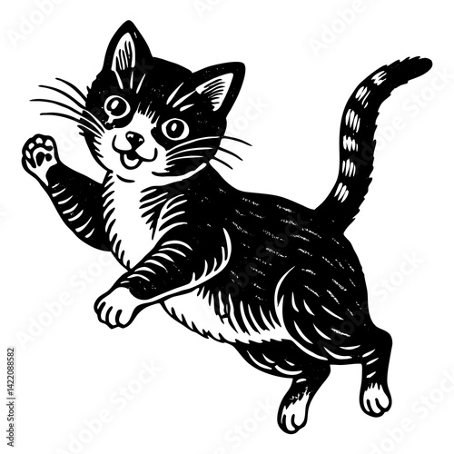 cute cat silhouette