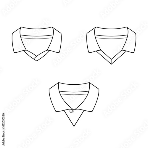 Soccer Uniform Vintage Collar Set – Editable Retro Designs