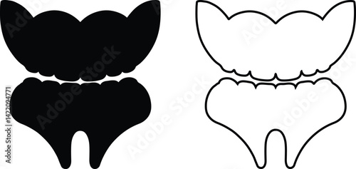 Dental gums vector illustration