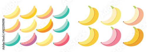 Fresh Banana Elements – Vector Bundle