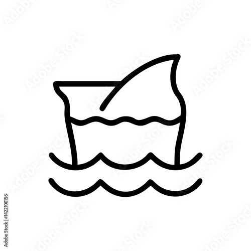 hand drawn vector illustration of an ice cream