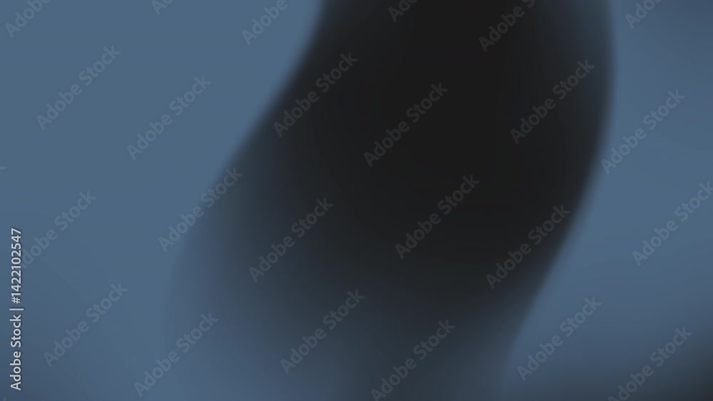 Blue space design with light and dark blue hues evokes a sense of motion from day with sun to night with stars, like a digital planet wallpaper