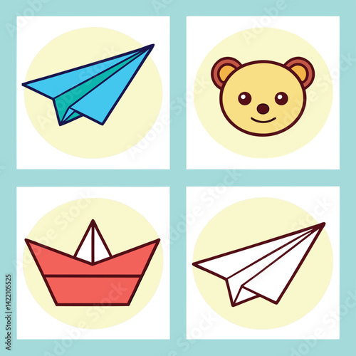  DIY Kids Craft Vectors 