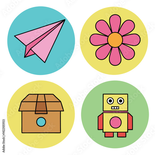 DIY Kids Craft Vectors 