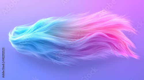 Wallpaper Mural Abstract Pastel Hair: Blue Pink Gradient Texture Torontodigital.ca
