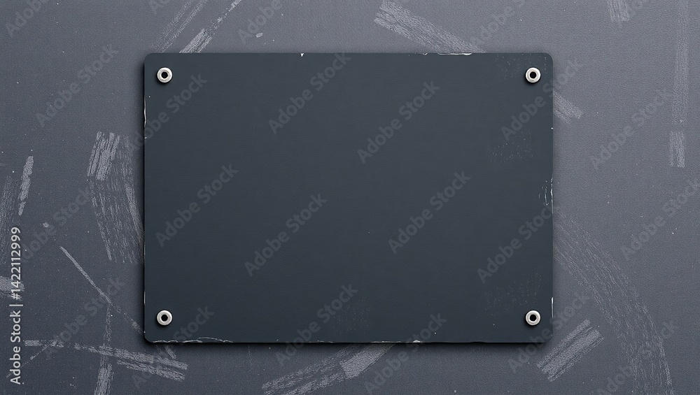 Fototapeta premium Blank Slate Board, Smooth Surface, Important Notices, Copy Space