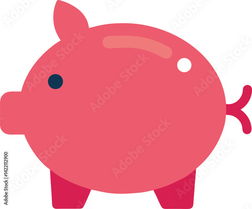 piggy bank with money