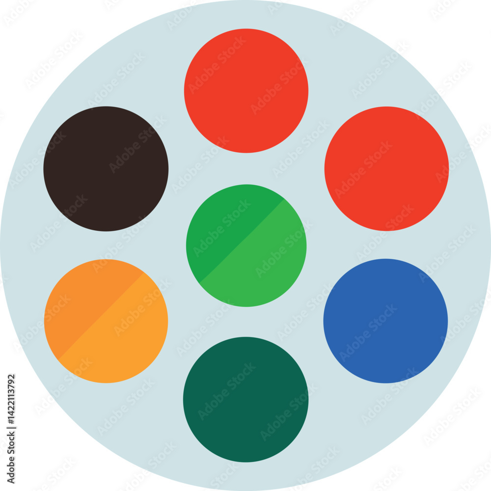 vector illustration of a circle vector illustration of a circle