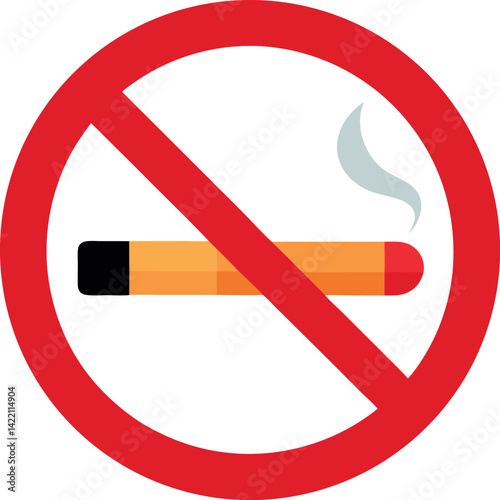 no smoking sign vector