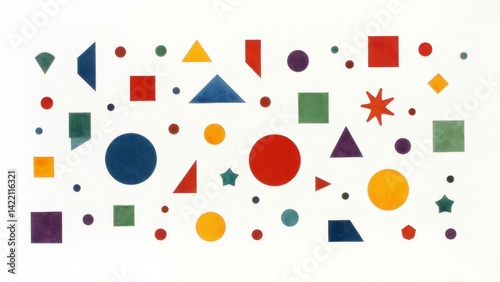 Color Geometry Abstract Art Painting