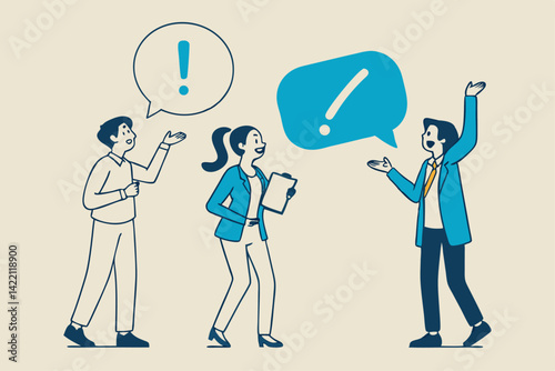 FAQ, question and answer, solution to solve problem, business advice or help and support service, communication or team brainstorm concept, business people asking question and answer to solve problem.