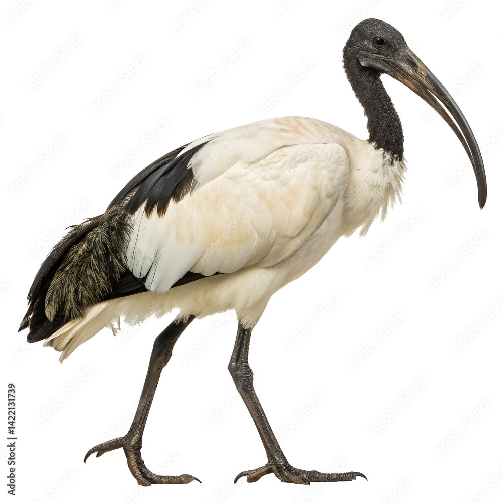 Fototapeta premium sacred ibis PNG, transparent background