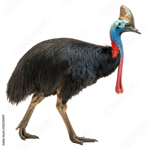 southern cassowary PNG, transparent background