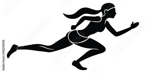 running man silhouette