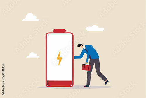 Category or prioritize work for project management, sorting important or urgency tasks, organize and plan for business success, kind or type concept, businessman with pencil categorized sticky notes.