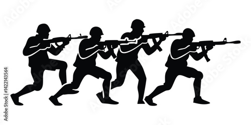 silhouettes of musicians