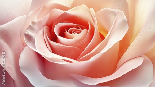 Abstract Rose Color Background. Generative AI
