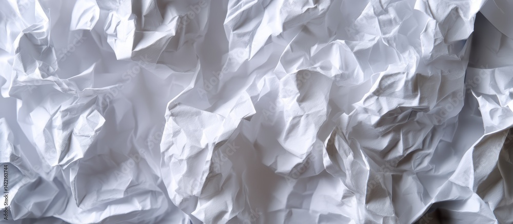 Crumpled white paper texture background. Crumpled white paper texture background.