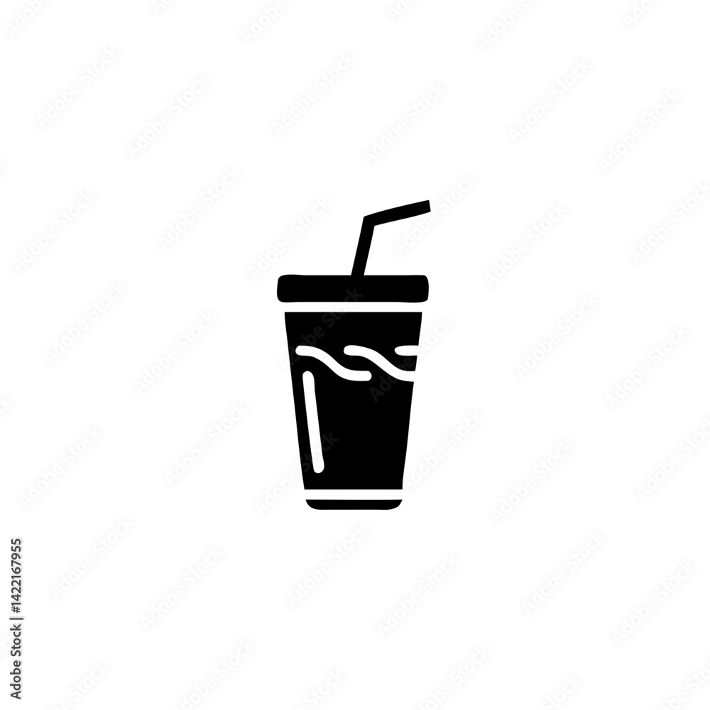 Refreshing beverage served in a cup with a straw, ideal for enjoying during a sunny day outdoors or at a gathering with friends Refreshing beverage served in a cup with a straw, ideal for enjoying during a sunny day outdoors or at a gathering with friends
