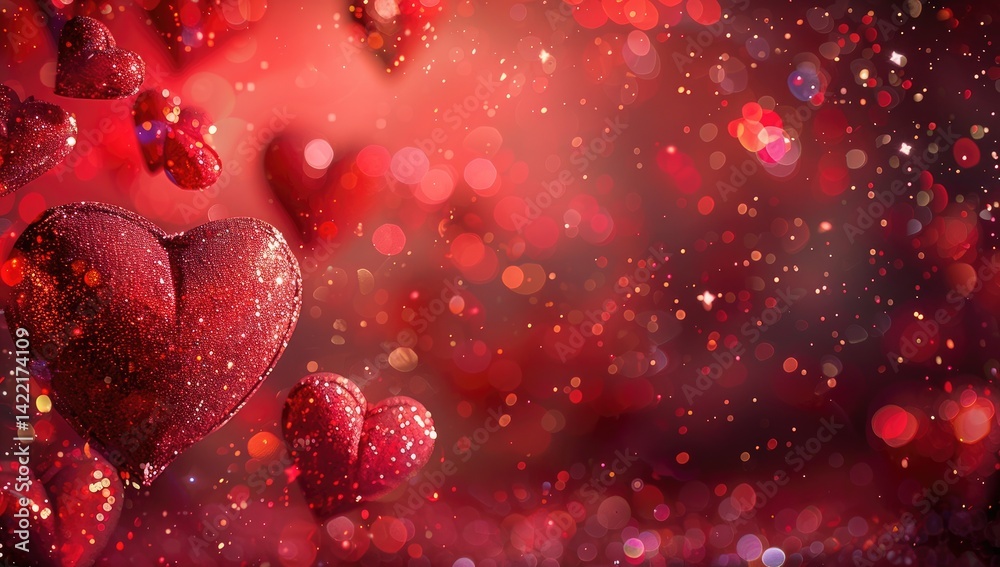 Digital art of hearts for Valentine's Day Digital art of hearts for Valentine's Day