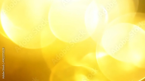 4K Light Leak Effect: Gold and Yellow Lens Flare Background for Motion Transitions