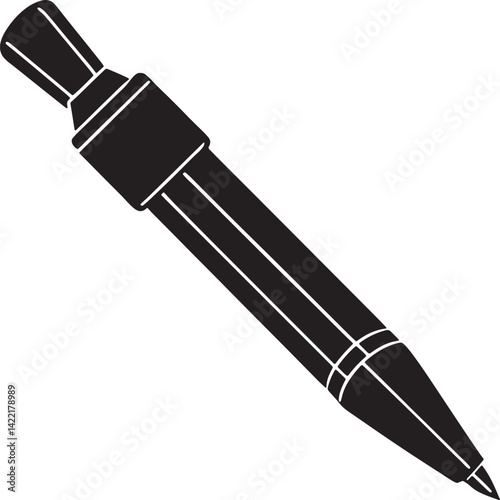 Pen icon isolated on white background

