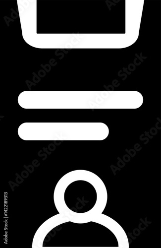 Rounded Filled Contact Book icon