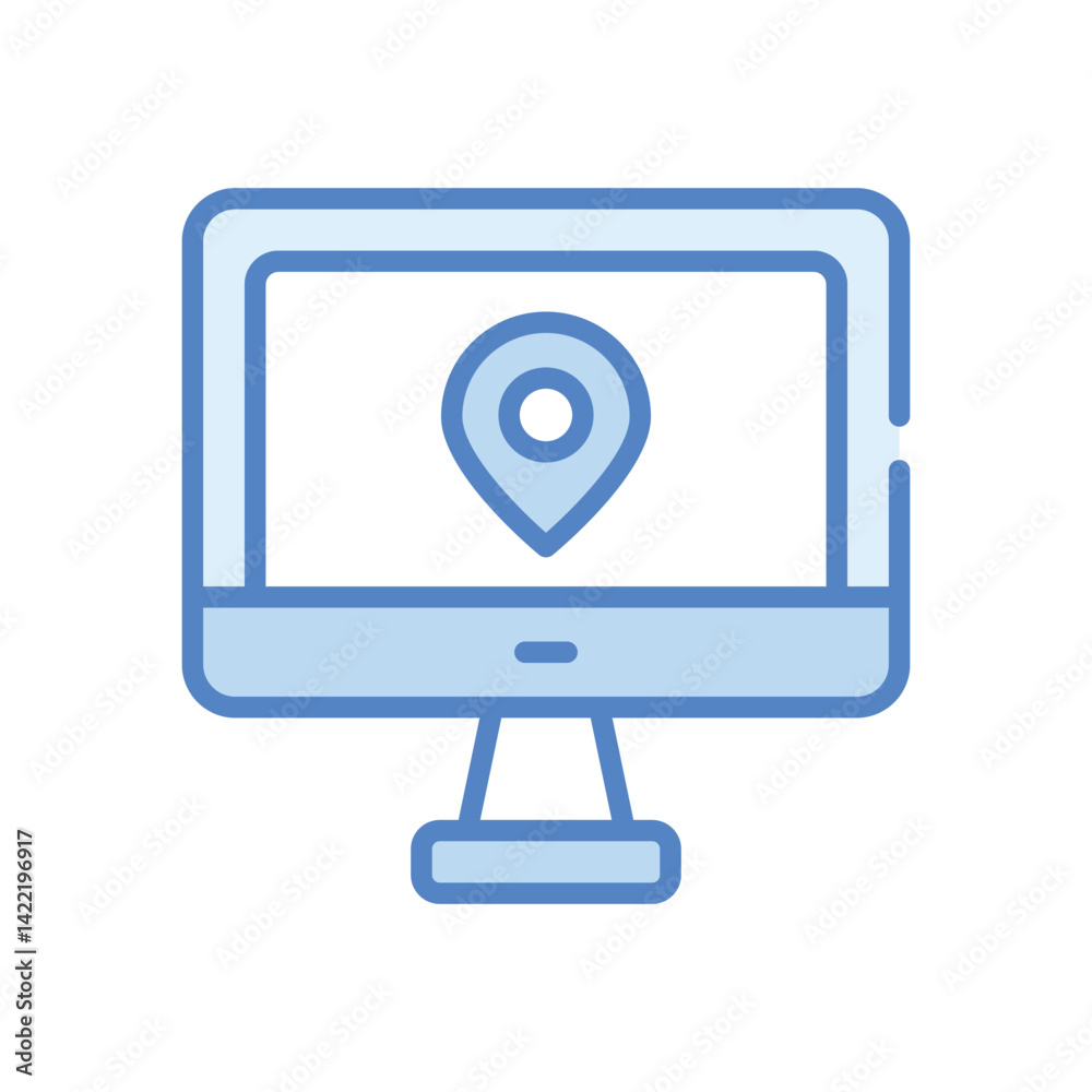 Map Icon vector stock illustration Map Icon vector stock illustration