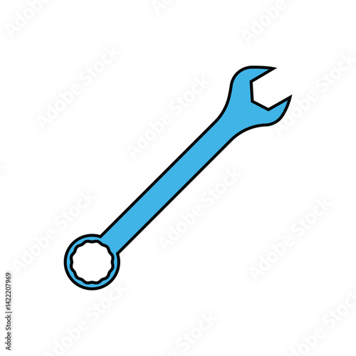 Tools and Service icons set. Wrench, wrench glyph icon. Settings and repair, service sign - stock vector.
