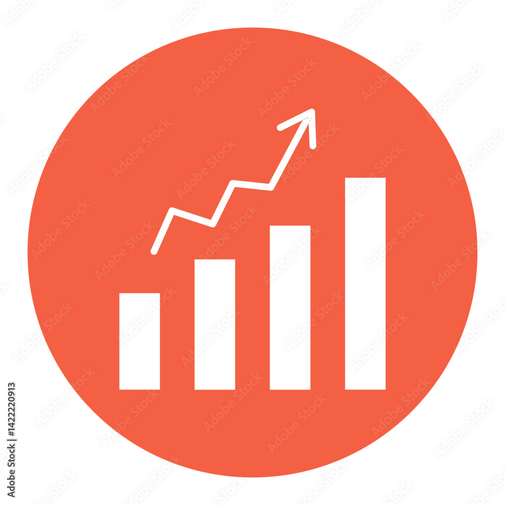 Growth Diagram Icon Growth Diagram Icon