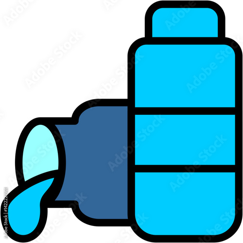 medice bottle-color icon
